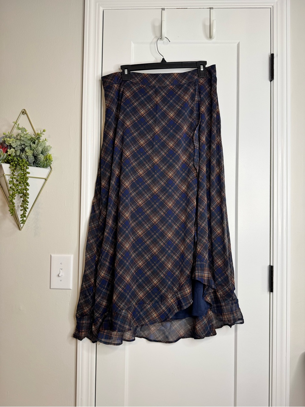 Maurice’s Plaid Wrap Skirt